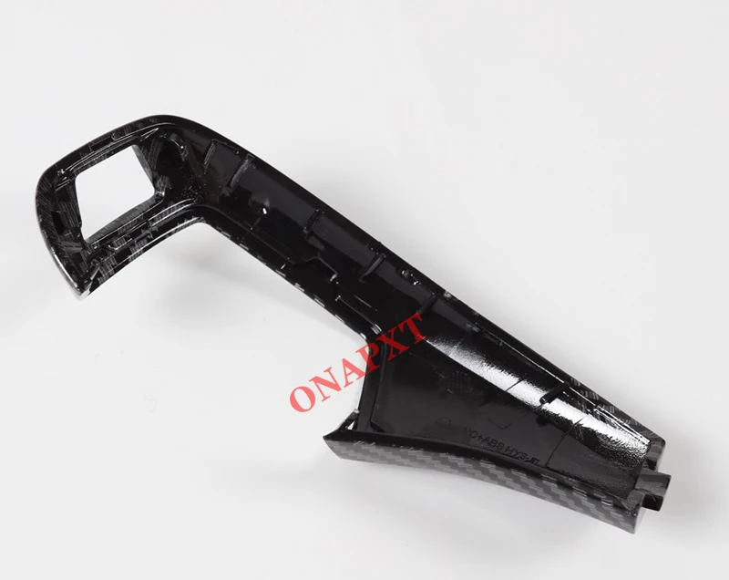 

LHD Gear Shift Knob Trim Cover For BMW E70 E71 F15 F16 2008-2018 Accessories Carbon Fiber Pattern Shift Lever Cover Gear Stick