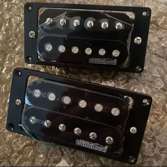 

Комплект звукоснимателей Wilkinson Ainico5 Humbucker для электрогитары, 2V1T, с проводкой, запчасти для гитары