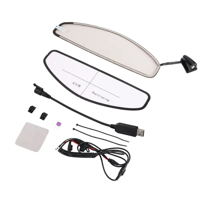 New-Motorcycle Electric Heating Film Anti-Fog Visor For Winter For Helmet Ultra Clear Lens Patch 265X88mm
