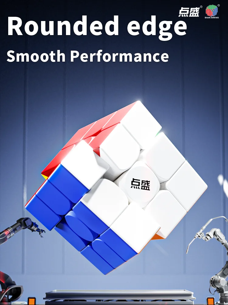 DianSheng Googol 마그네틱 대형 3X3 매직 큐브 14.8cm 전문 속도 퍼즐 게임 Fidget Toys 선물 가볍고 부드러운