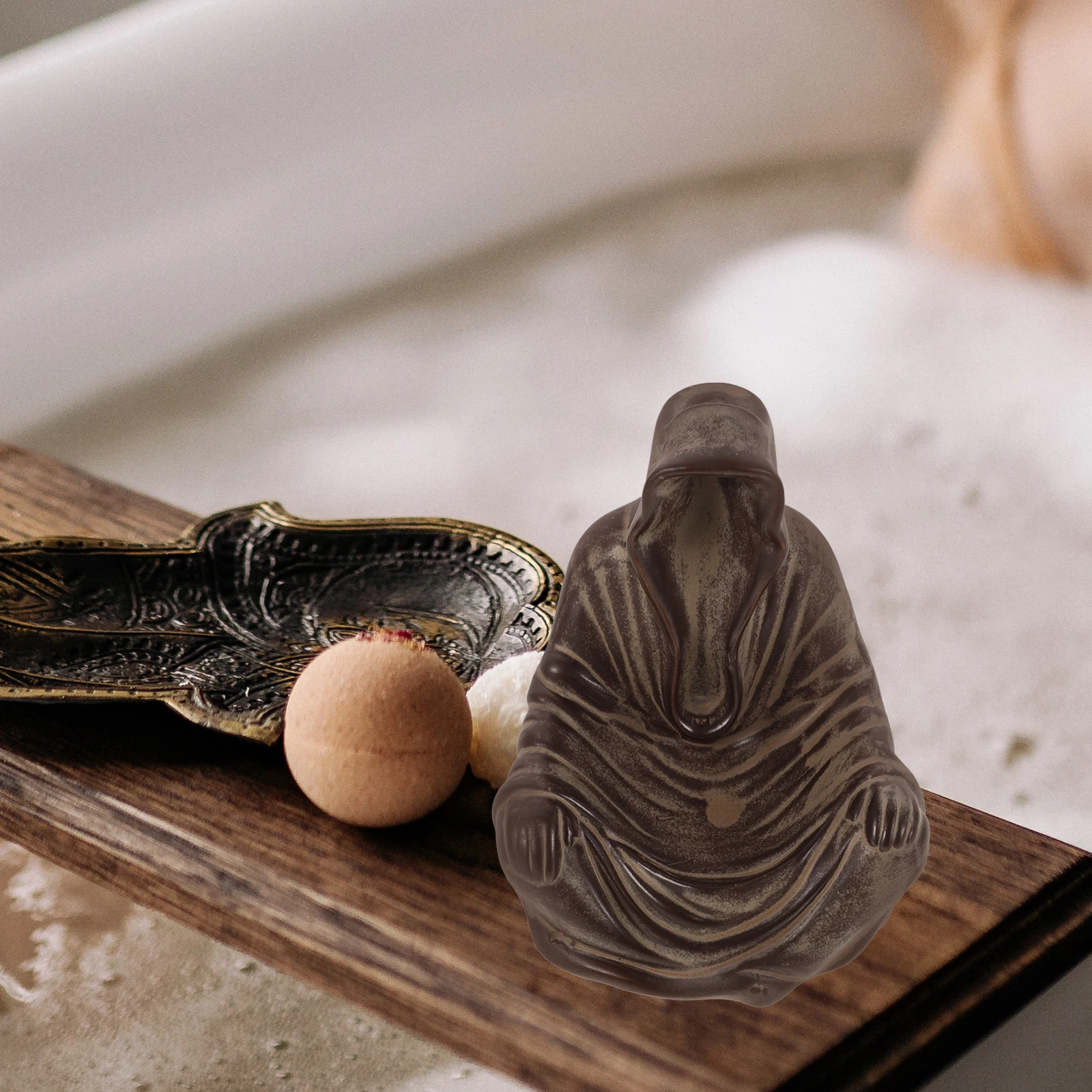 

Ceramic Censer Incense Holder Burner Cone Waterfall Fragrance Sticks Home Decor Retro Room Ornament Classic