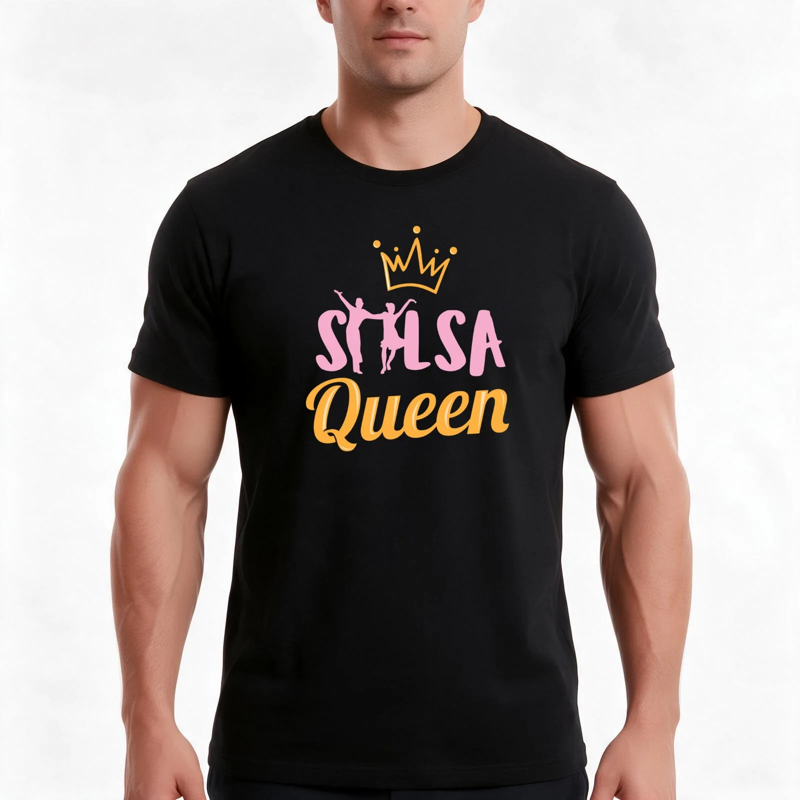 Salsa Dancing Salsa Queen Salsa Birthday Gift Idea T-Shirt Summer Casual Cotton Tee Oversized Streetwear Tops 100% Cotton