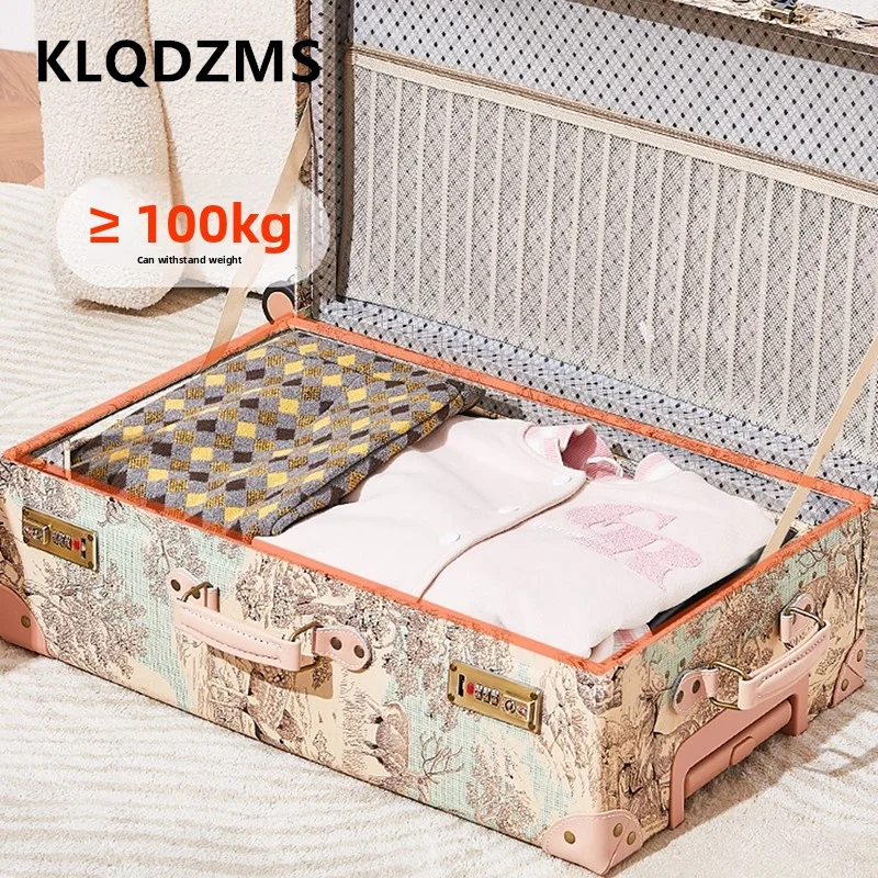 KLQDZMS Suitcase on Wheels 20 Inch Boarding Box 28