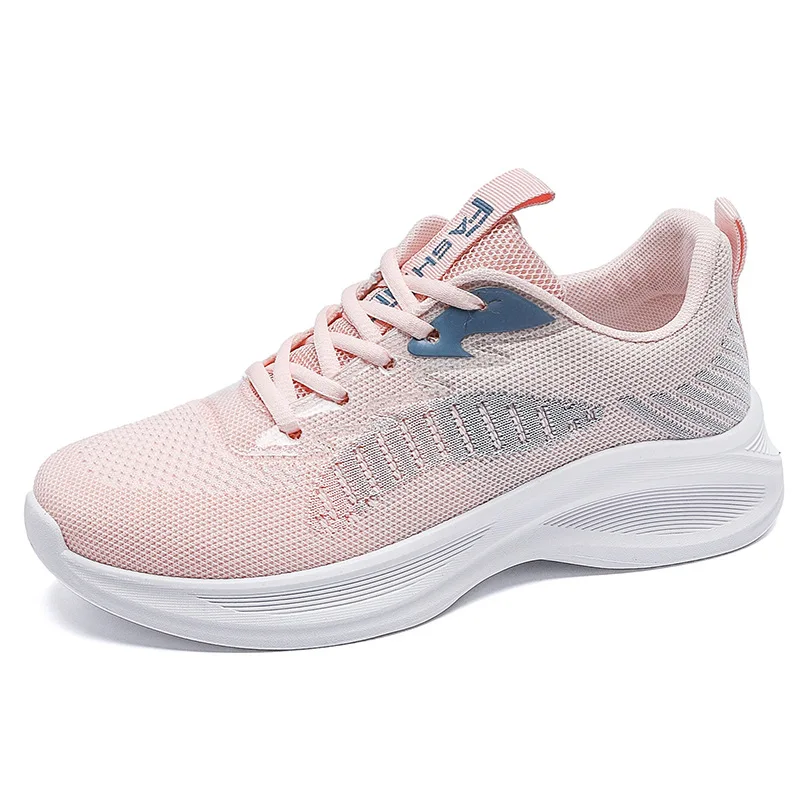 

New Running Shoes Ladies Breathable Sneakers Summer Light Mesh Air Cushion Women's Sports Shoes Outdoor Lace Up Training Shoes