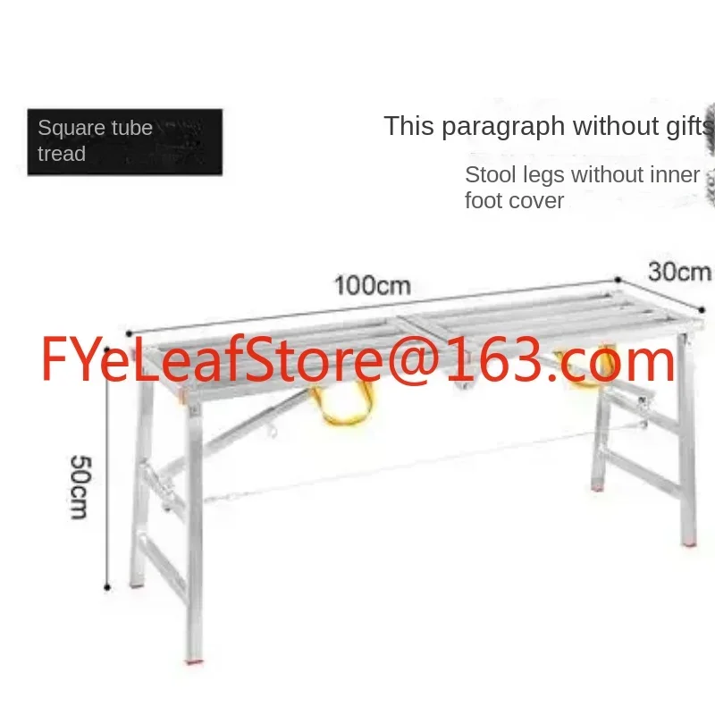 Imagem -06 - Banqueta Dobrável para Decoração Elevador de Andaimes Escada de Engenharia Soprado com Estribo Infantil Espessamento Prateleiras