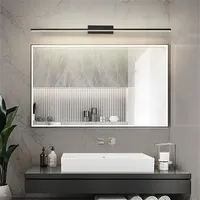 Led Lights Mirror Front Light Bathroom Makeup Long Strip Modern Nordic Bathroom Indoor Toilet Decor Lighting Fixtures Wall Lamp