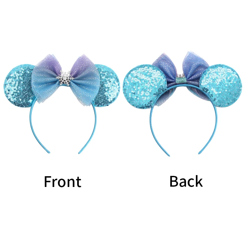 Disney Maui Hook Headbands for Girls Mickey Mouse Ears Hair Accessories Women Cosplay Moana Hairbands Kids Leaves Shell Headwear view 2