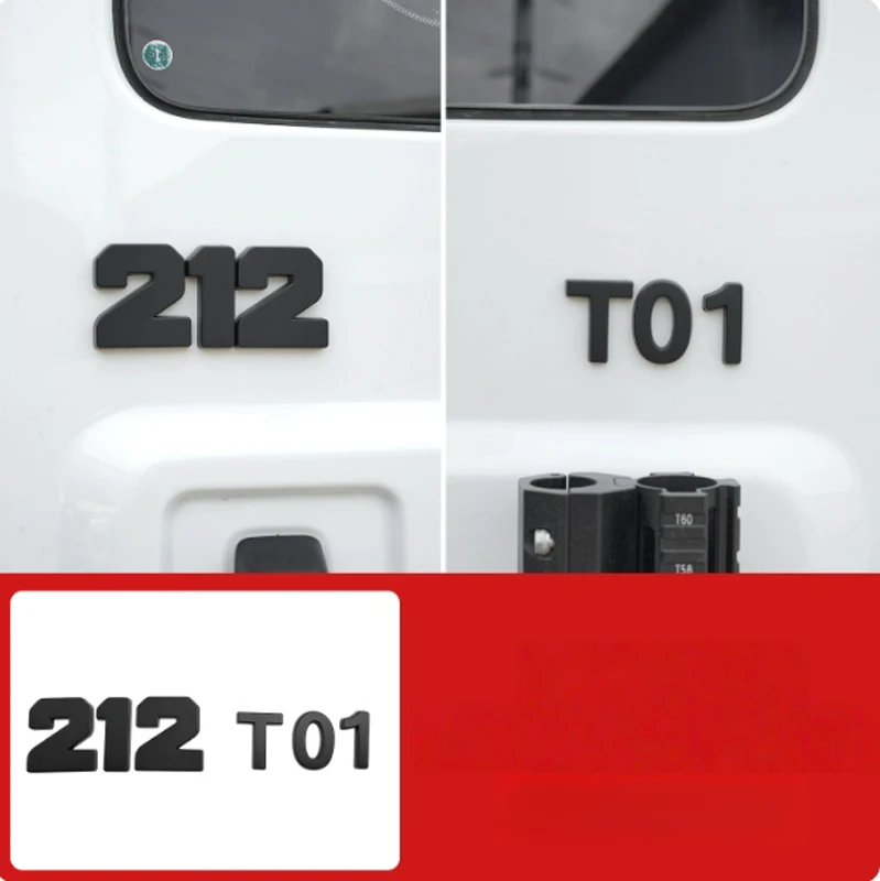 Auto-Hauben-Logo-Aufkleber, passend für BAIC22, T01 2024, 2025, reguläre Version, lange Windversion, modifizierter Auto-Heckklappen-Dekorationsaufkleber
