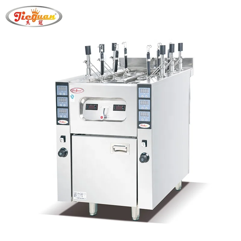 Electric Automatic Pasta Cooker and Auto Lift Pasta Cooker/6 Baskets Auto Lift Pasta Cooker