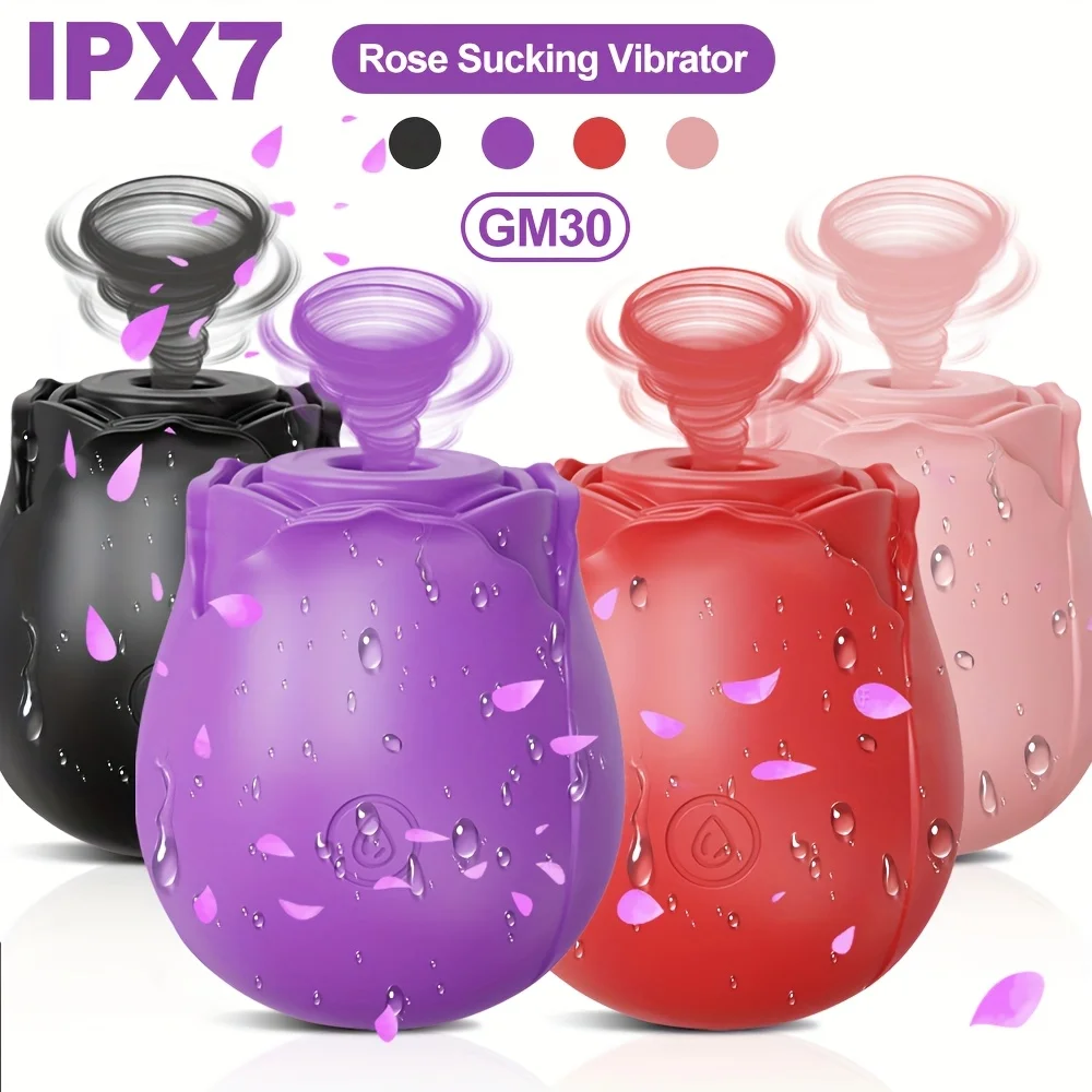 ألعاب الورد مص الهزاز النساء فراغ البظر محفز الإناث الفم الحلمة البظر مصاصة قوية تهتز الكبار الجنس لعب #1