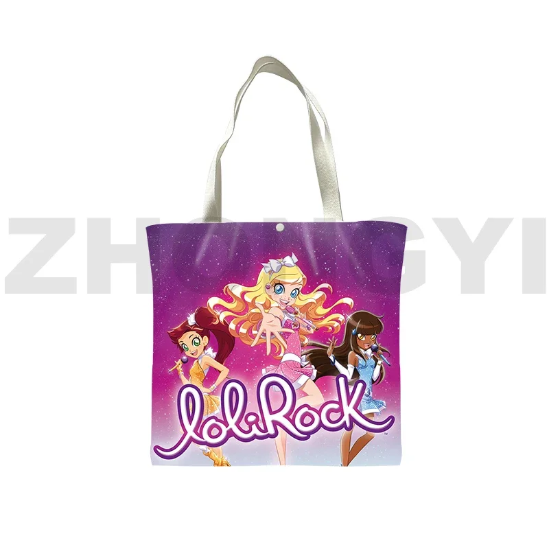 

Lolirock Crossbody Bag School Bags for Teenage Girls 3D Anime Squre Lolirock Handbags Ladies Shopping Eco Reusable Shoulder Bag