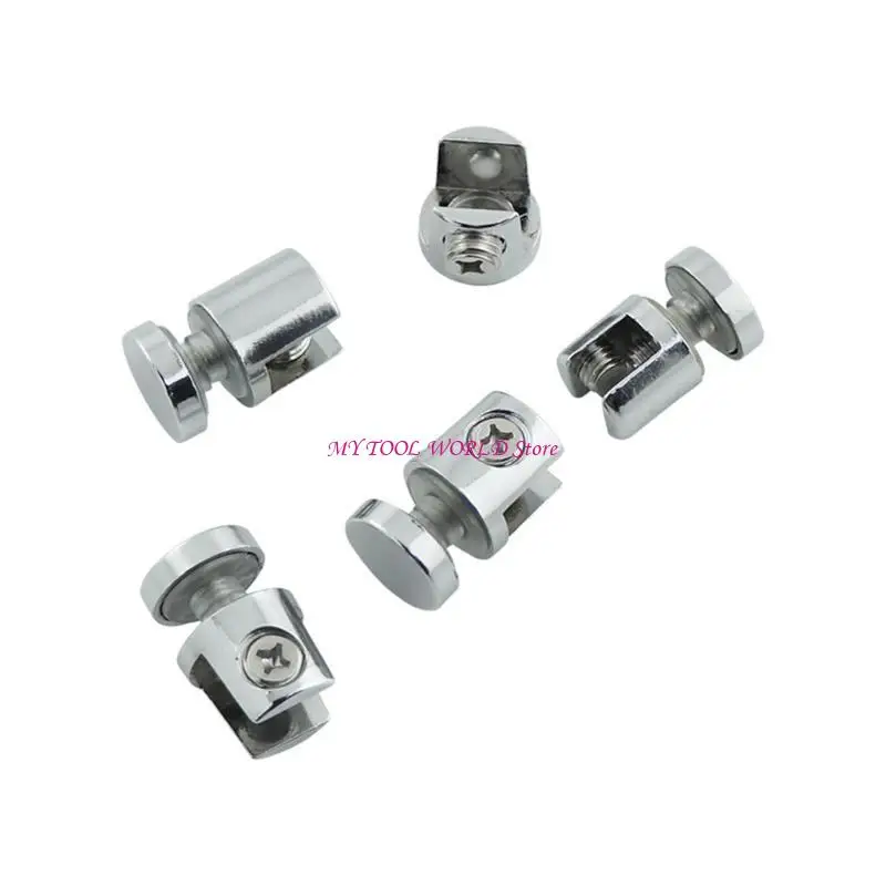 Metal Fixed Clamp Adjustable Shelves Corner Bracket Hardware Accessories A2BB