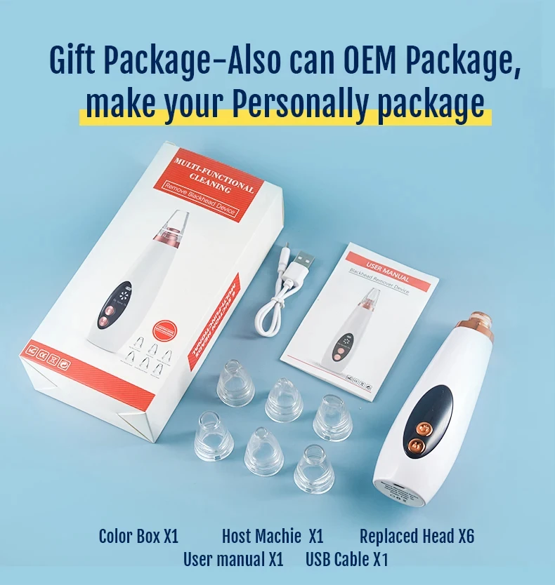 Mitesser Entferner Poren Vakuum Elektrische Komedonen Akne Extractor Kit Gesichts Poren Tiefen Reiniger USB Aufladbare Hautpflege Werkzeuge