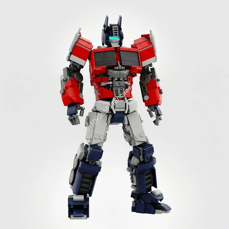 

922 шт. MOC Optimuser Primes, строительные блоки, рождественская ограниченная серия, архитектура, идеально подходит для витрины, образовательный подарок