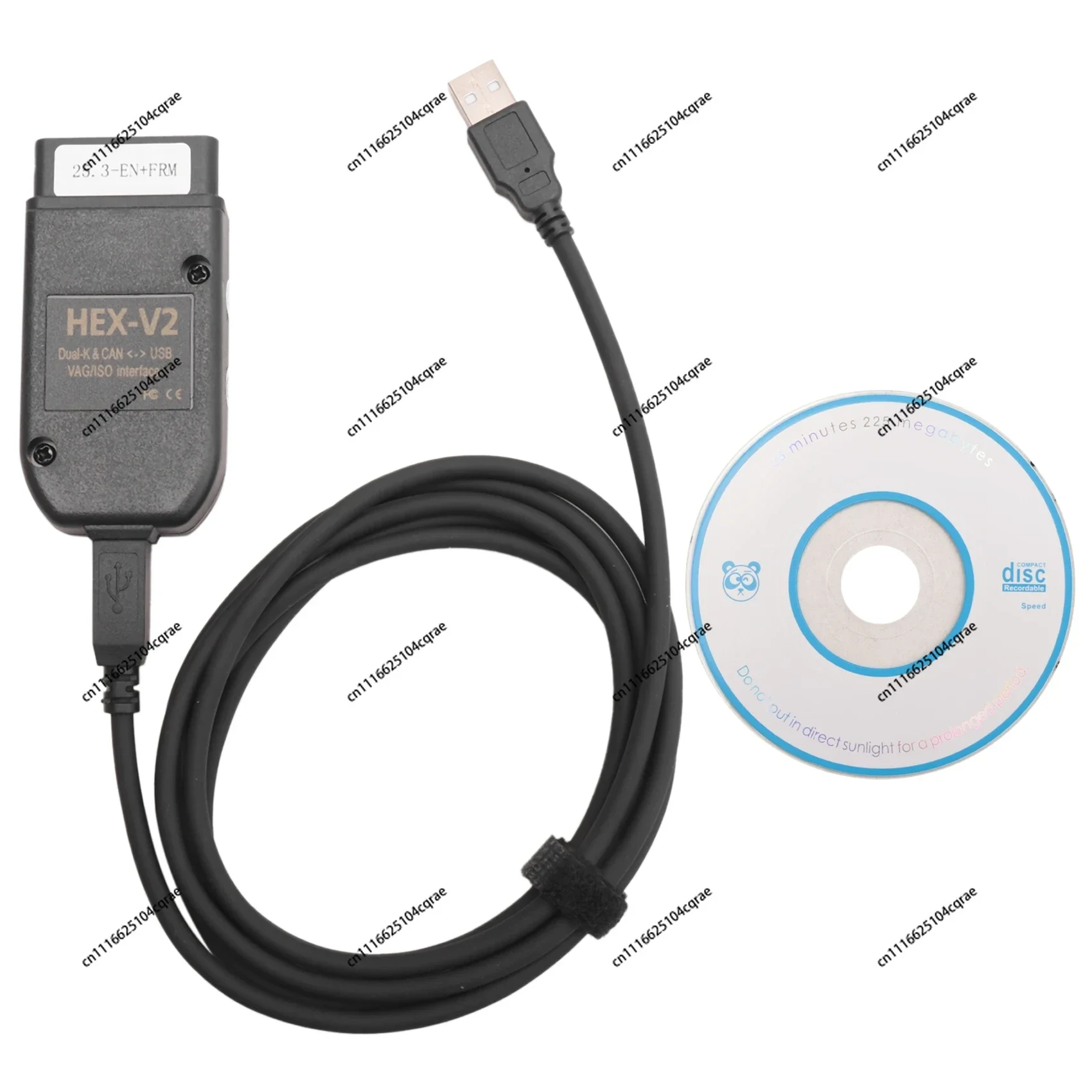 Newest VCDS 25.3 VAG Scanner Tool Cable OBD2 Diagnostic HEX V2 Wesheu VCDS VAG COM for Audi SKODA VW Car