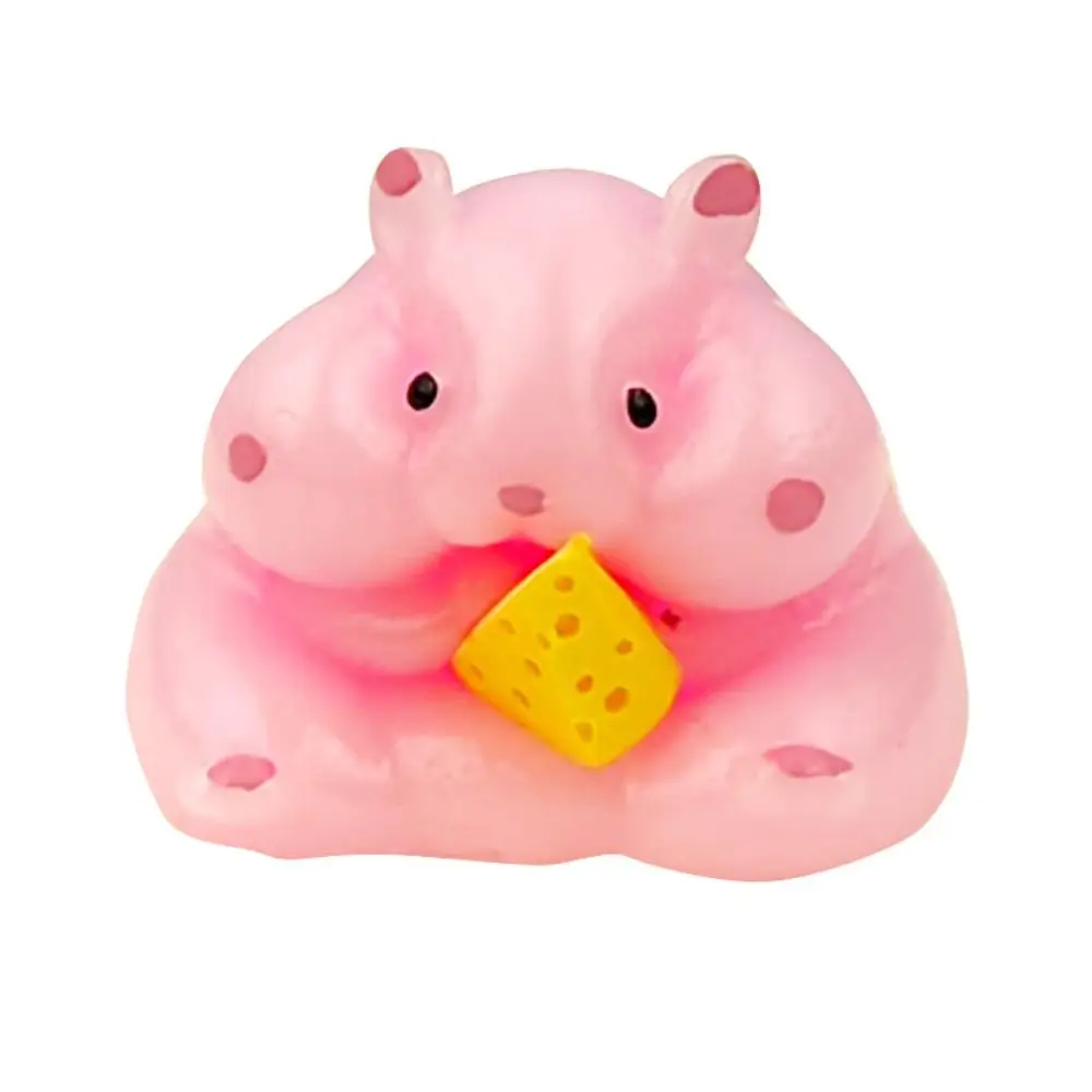 Interesting Chess Hamster Squeeze Toy Soft Silicone Cartoon Fidget Toy TPR 3D Hamster Pinch Toy Kids Tricky Doll