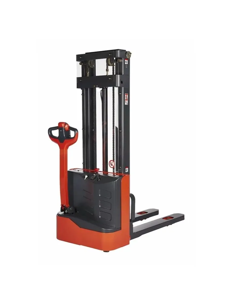 Logistics Warehouse Full Electric Stacker 1000kg 3m Pallet Stacker Low Noise Walkie Goods Stacking Equipment