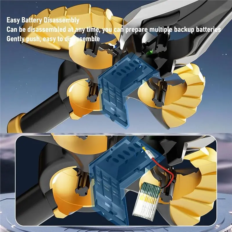 BEDW-LED Light RC Airplane, Flying Sword Remote Control, Gesture Sensing Foam Glider For Kids And Adults