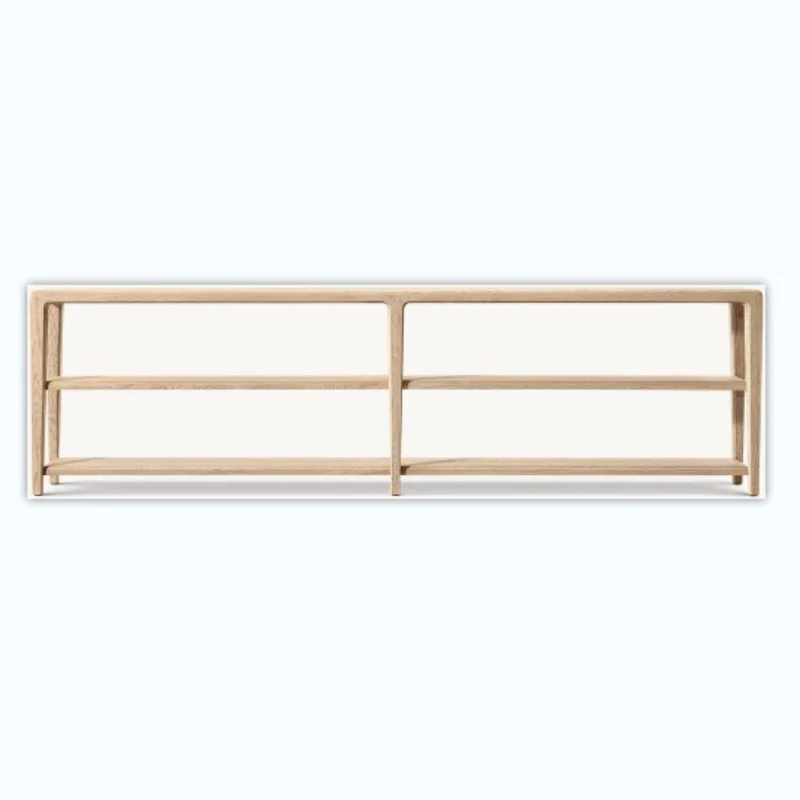 

American country solid wood dining table high-end luxury villa home dining table