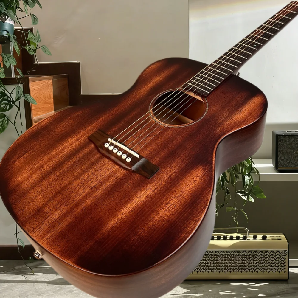 

Акустическая гитара 41 дюйм, коричневая, серия 00015M, цельный верх, простой дизайн, корпус из сосны Asperata, гриф из палисандра, для кантри-музыки, бесплатная доставка