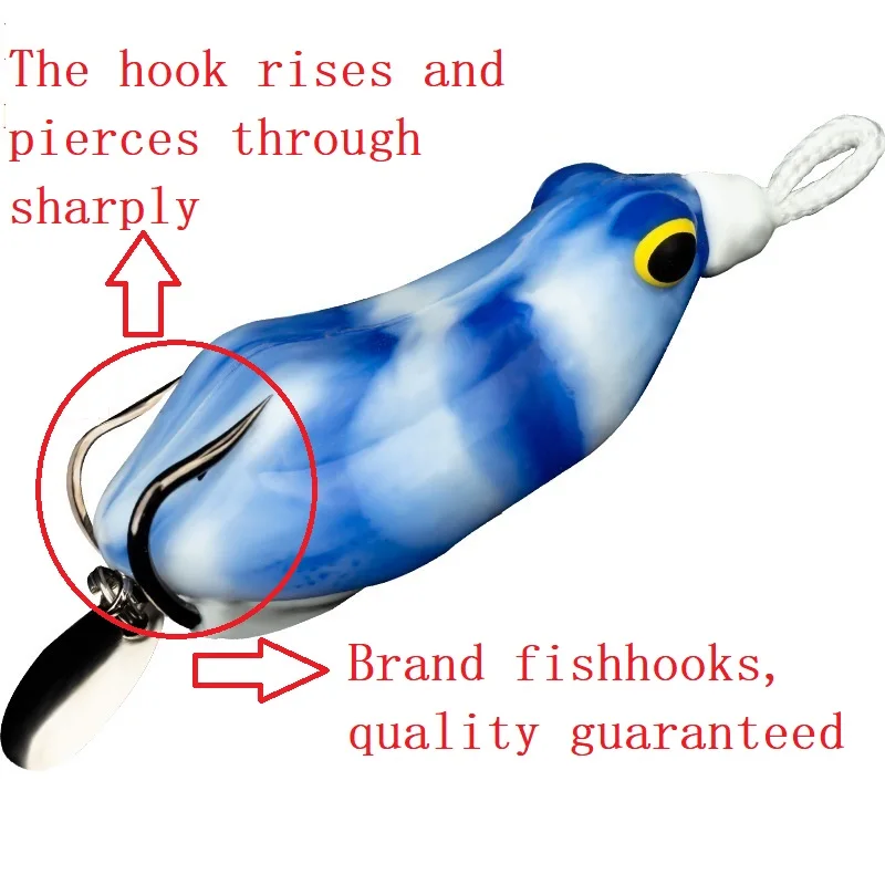 

Fishing Soft Frog Lure 10g/14.8g Fishing Lures Crankbaits Hooks Baits Tackle