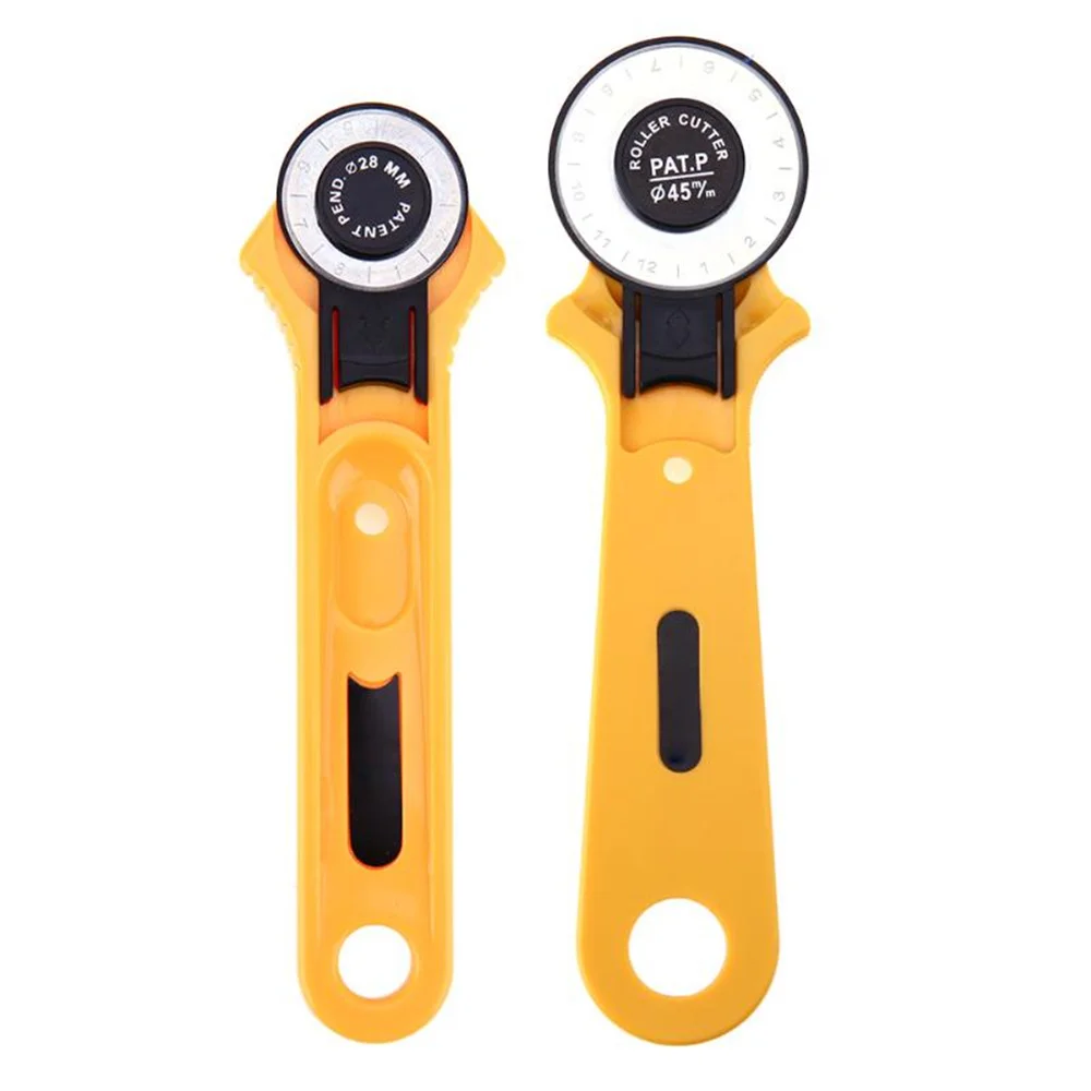 

28/45 мм роторный резак для ткани, лоскутное роликовое колесо, круглый нож, резак для кожаной бумаги, ткани, режущий инструмент