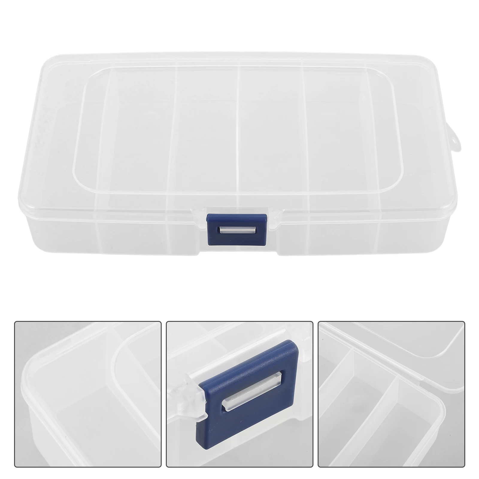 Cosmetica Opbergdoos Make-up Tool Organizer Transparante Compartiment Container voor Wattenstaafjes Lippenstiften Accessoires