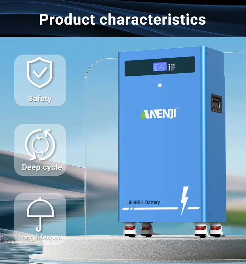 بطارية LiFePO4 بالطاقة الشمسية 51.2 فولت 300 أمبير في الساعة أكثر من 6000 دورة وظيفة الاتصالات 15.36 كيلو وات في الساعة إجمالي الطاقة ≥96% كفاءة متوازية #6