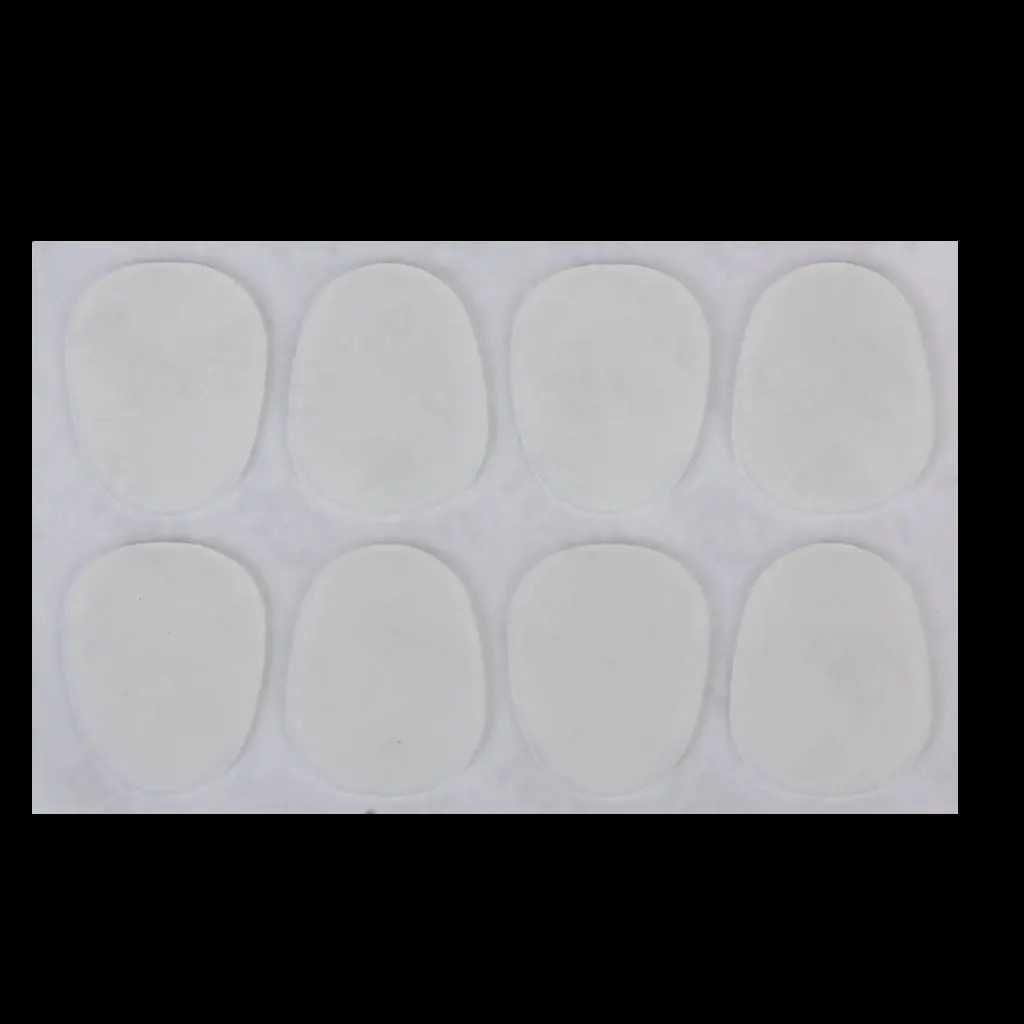 8pcs Alto/Tenor Saxophone Sax Mouthpiece Patches Pads Cushions 0.8mm---translucent