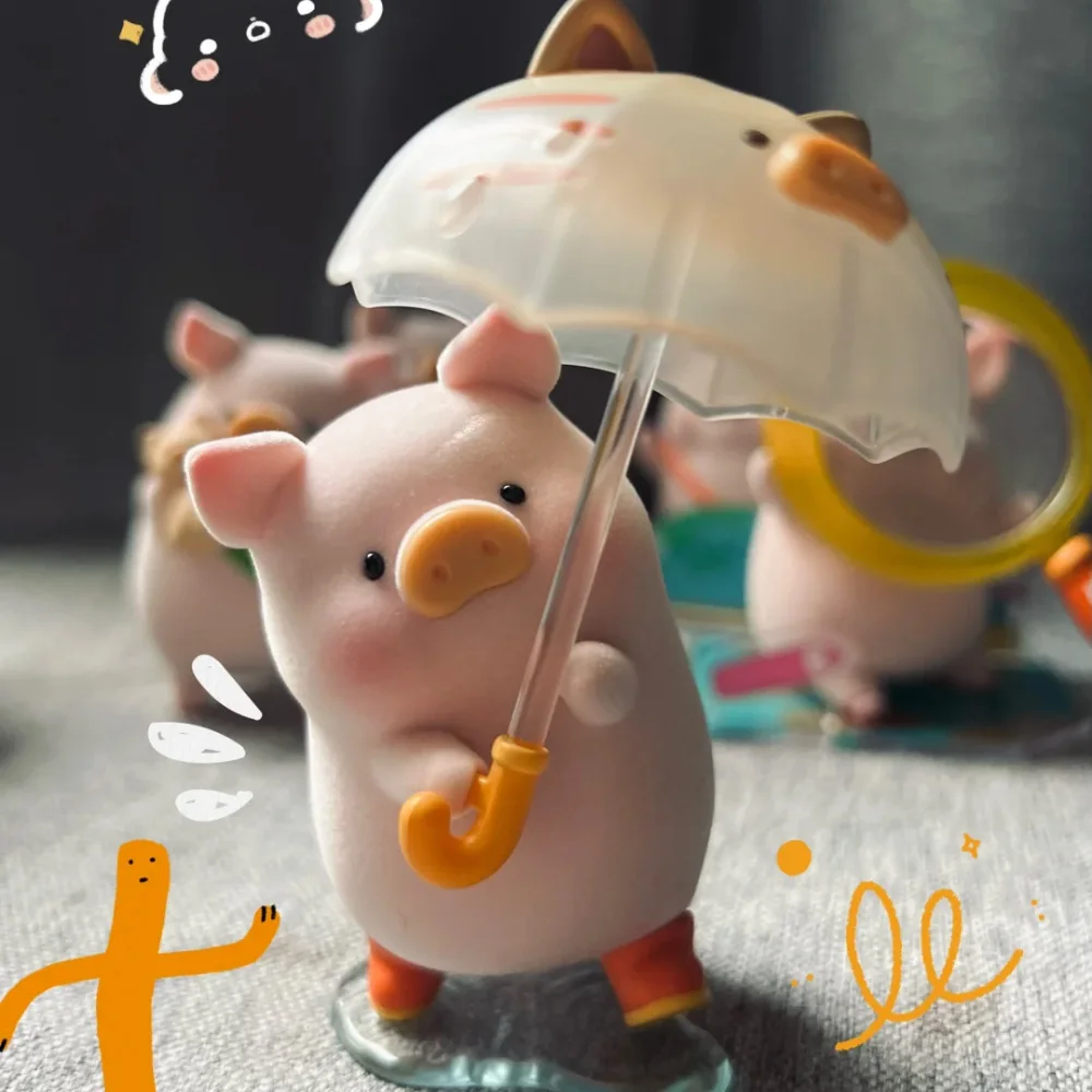 

New Lulu The Piggy Travel Blind Box Cute Cartoon Mystery Boxes Decor Doll Surprise Bag Child Girl Birthday Xmas Gift Small Toys