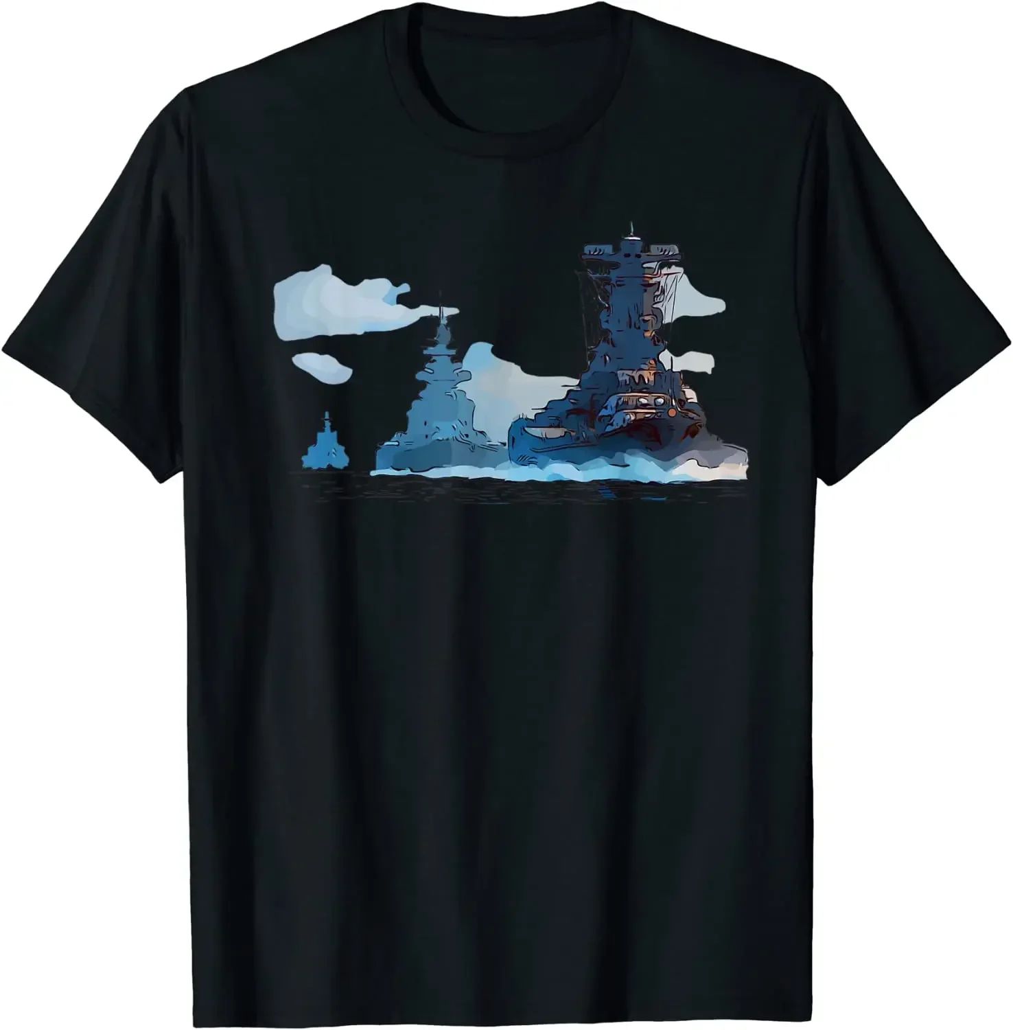 Warships Naval Fleet Battleships Carriers Men T-Shirt Short Sleeve Casual Cotton O-Neck Summer T Shirts