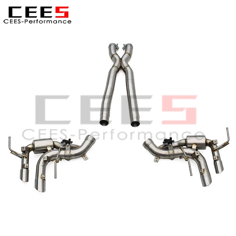 

Выхлопная система CEES Valvetronic для Ferrari Purosangue FUV V12 6.5L 2022+ из нержавеющей стали с клапаном, Catback, X-образные патрубки