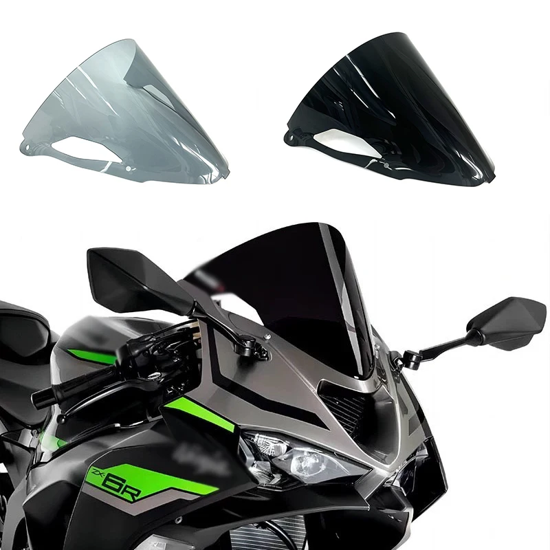 

New Motorcycle windshield Fairing Windscreen Screen For Kawasaki ZX6R 636 zx-6r 2024-2025