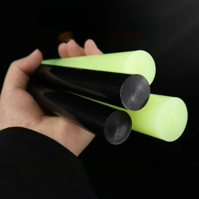 1/2/5pcs Black 90A Solid Polyurethane Rods 3mm-40mm Anti-Shock PU Stick for Self Defense/Cutting Gasket High Elastic Plastic Rod