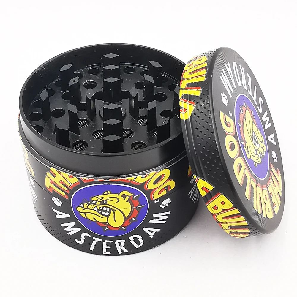 50 مللي متر المعادن الكلب عشب طاحونة 4-Layer دليل التوابل الفلفل مطحنة هاون العشب الخام التبغ طاحونة أداة #5