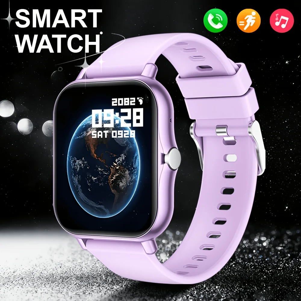2026 New Model Smartwatch, Featuring Call Function, Music Control, Weather, Message Reminder - Pedometer/Multi-Activity Mode, Digital Display, Exquisite Design, Suitable for Apple and Android,(Birthday, Christmas, Father'S Day)