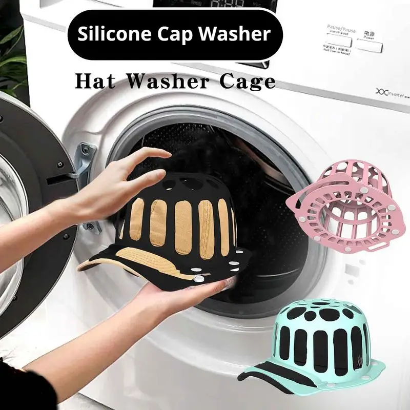 

Silicon Multifunctional Baseball Cap Washer Anti-deformation Cap Protector Machine Hat Washer Frame Travel Cap Organization