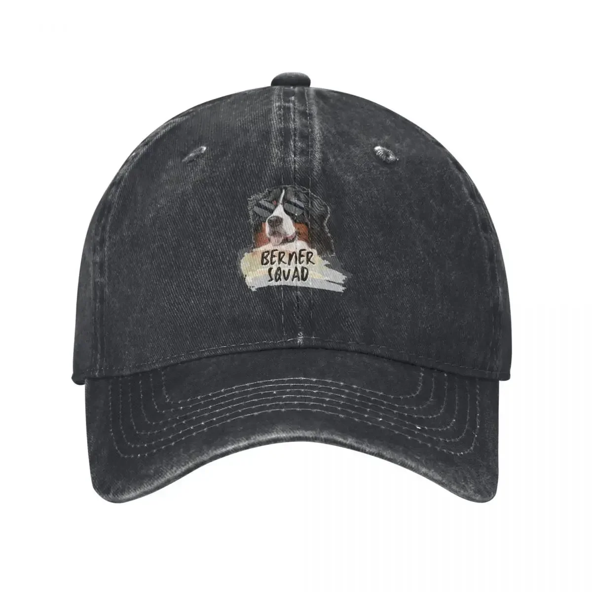 Bernese Mt. Dog with Berner Squad Baseball Cap Sports Cap New In The Hat Women's Hats Men's