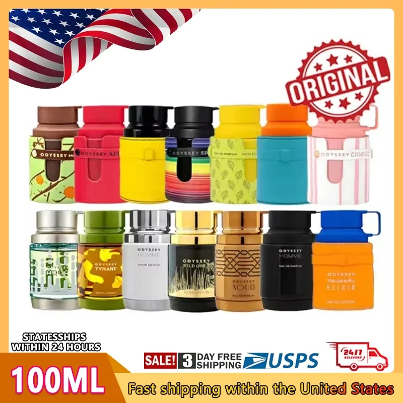 

100 мл оригинальные арабские духи, одеколон высокого качества для мужчин, стойкий цитрусовый парфюм для макияжа, серия Armaf Odyssey, парфюмерный спрей