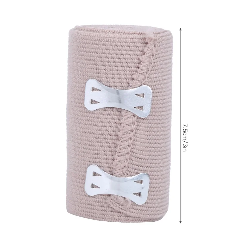 Elastic Bandage Wrap Compression Bandage Wound Dressing Comfortable Emergency Aid Tool7.5cm X 4.5m