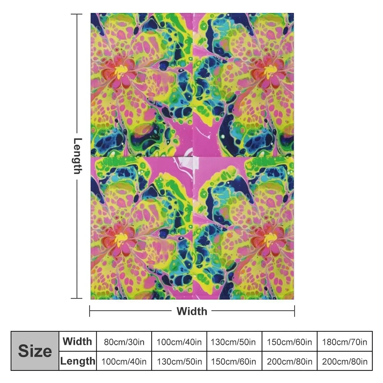 Groovy hippy flower power Throw Blanket Decorative Beds For Sofa Thin Blankets