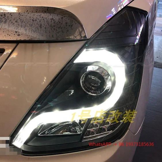 For Hyundai 2008-2013 Year i800 iMax Grand Starex H1 led car lights Angel eyes LED Headlight