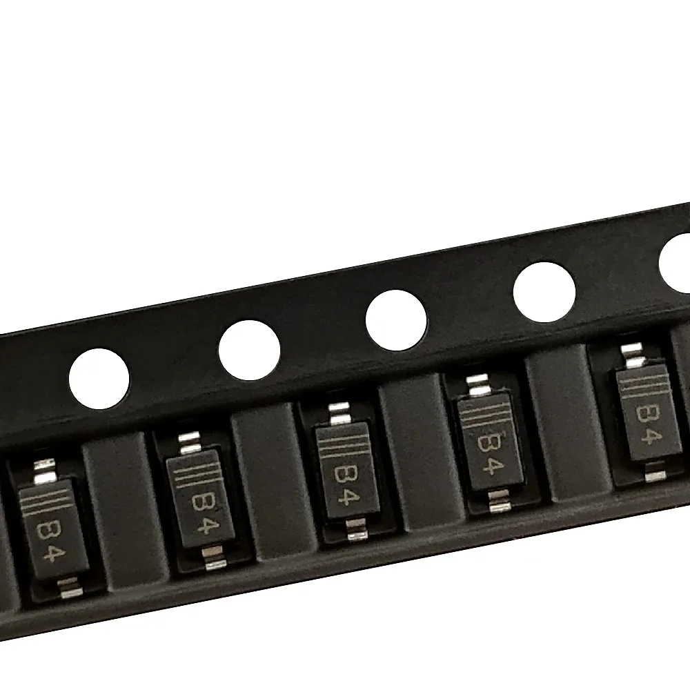 (10pcs)(100pcs)(1000pcs) MBR0540W SOD-123 1206 SMD Schottky Diode MBR0540 SOD123 (Marking B4)  diode