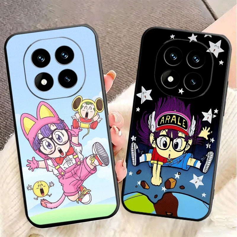 Arale S-Slump Anime Soft Phone Case for Xiaomi Redmi Note 12 13 14 15 Pro Plus 11 14S 12S 11S 11T 10S 5G Black Cover Coque - view 3