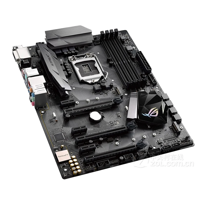 Imagem -02 - Placa-mãe para Jogos Intel Z270 Z270h Rog Strix Original Lga 1151 Ddr4 M.2 Nvme Usb 3.0 Sata3 Desktop Mainboard Usado