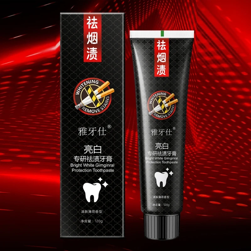 120g Toothpaste Whitening Teeth Activated carbon Removing Yellow Teeth Cleaning Tooth Stain Oral Fresh for Tooth Care