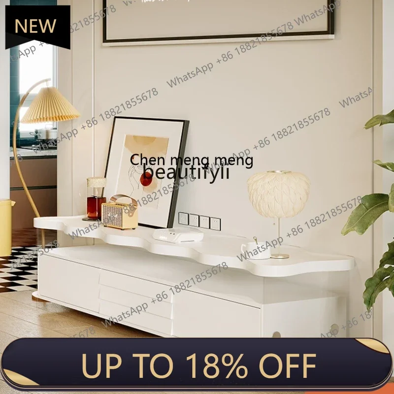 

P178 Acrylic TV Cabinet Hanging Simple New Home Bedroom Floating Cloud Living Room