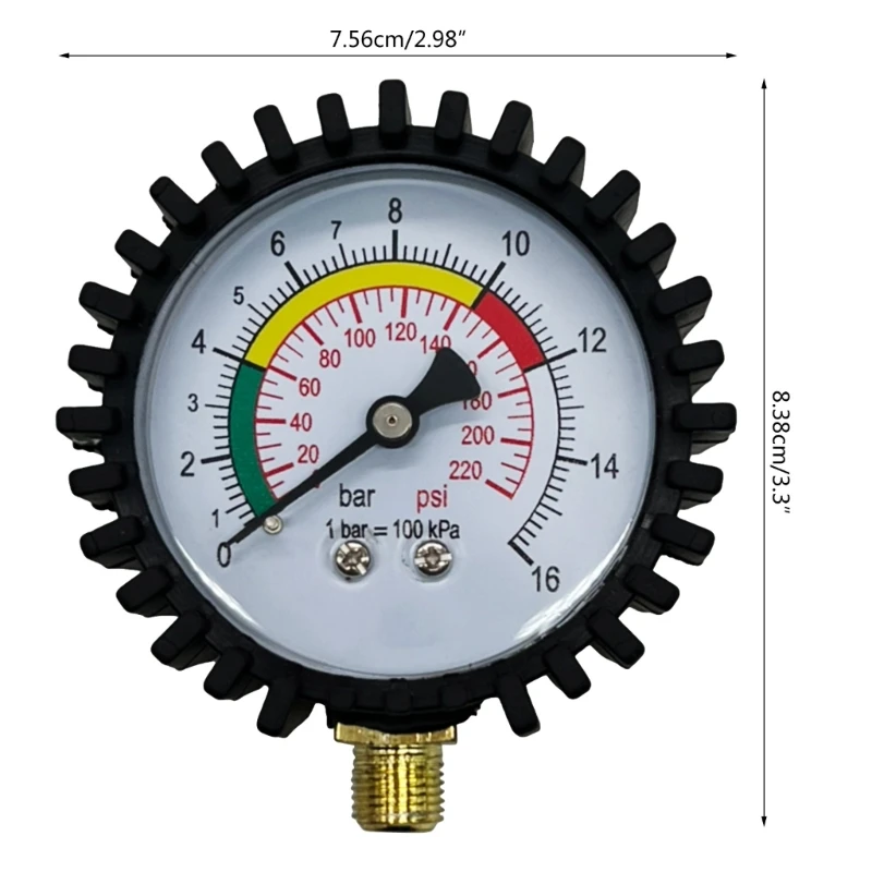 Tire Pressure Gauge Meter 0-230Psi High-precision Tyre Air Pressure Tester