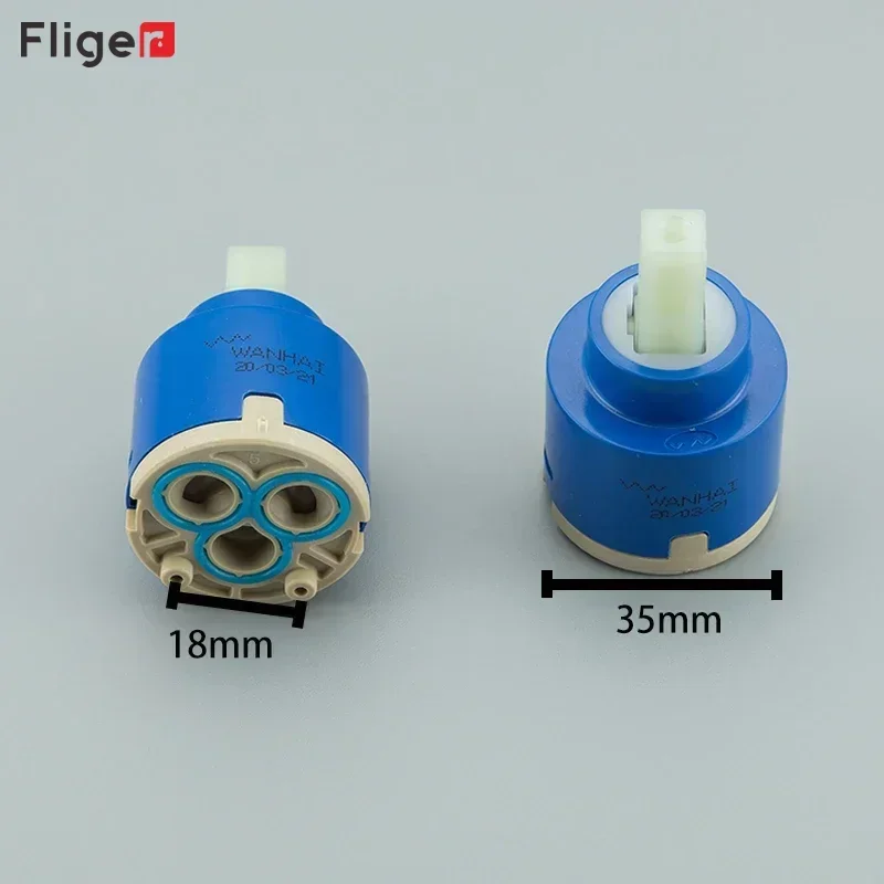 1PC Watersaving Replacement Ceramic Spool Water Mixer Tap Faucet Cartridge Kitchen Bathroom Faucet Replace Mixing valve