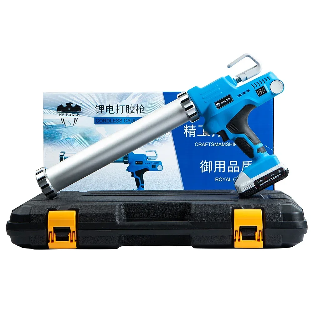 Portable Silicone Caulking Gun Insulating Mastic Sealant Corner Seam Filling Tool Silicone Caulk Pressure For Electric Tool